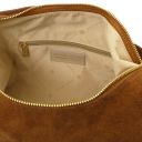 Sierra Suede Leather Shoulder bag Cognac TL142419