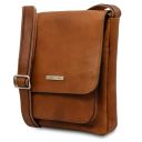Jimmy Bolso Para Hombre en Piel con Bolsillo Delantero Natural TL141407