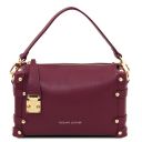 Praline Sac à Main en Cuir Souple Bordeaux TL142422