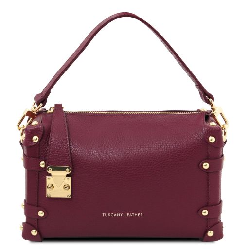 Praline Bauletto in Pelle Bordeaux TL142422