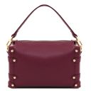 Praline Bolso a Mano en Piel Morbida Bordeaux TL142422
