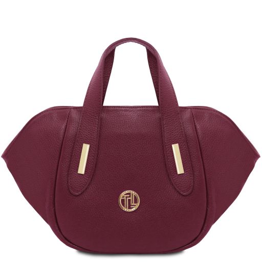 Dana Leather Handbag Bordeaux TL142414