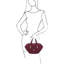 Dana Leather Handbag Bordeaux TL142414