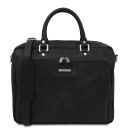 Pisa Cartable en Cuir Porte Ordinateur Avec Poche Frontale Noir TL142427