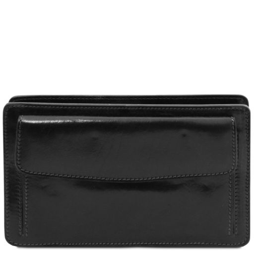 Denis Elégante Pochette en Cuir Pour Homme Noir TL141445