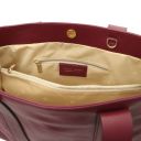 Callie Soft Leather Shoulder bag Bordeaux TL142415
