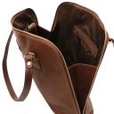 Ravenna Esclusiva Borsa da Lavoro per Donna in Pelle Marrone TL142426