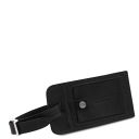 Etiquette de Bagage en Cuir mat Noir TLTAGMATTE