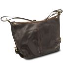 Sabrina Leather Hobo bag Dark Brown TL141479