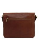 TL Messenger Borsa a Tracolla 2 Scomparti - Misura Grande Marrone TL142430
