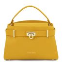 Maisy Sac Cabas en Cuir Jaune TL142394