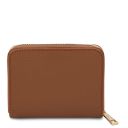 Panarea Borsa Secchiello in Pelle ed Esclusivo Portafogli in Pelle zip Around Cognac TL142443