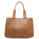 Callie Sac Bandoulière en Cuir Souple Caramel TL142415