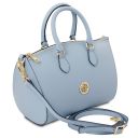 Layla Sac à Main en Cuir Bleu céleste TL142399