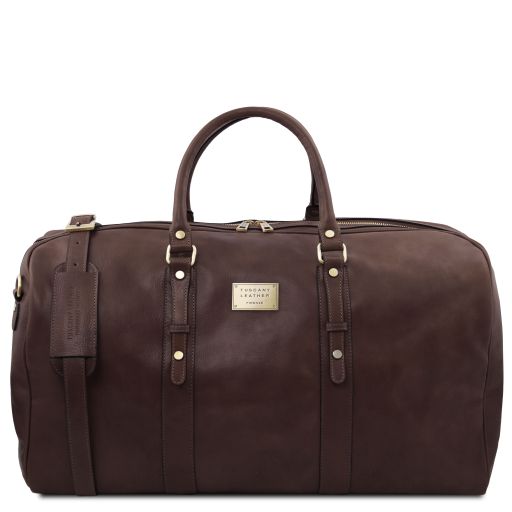 Francoforte Elegante Maleta en Piel Marrón oscuro TL142338