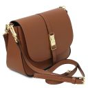 Nausica Borsa a Tracolla in Pelle Cognac TL141598