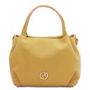 Nora Borsa a Mano in Pelle Morbida Giallo pastello TL142372