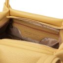 Nora Sac à Main en Cuir Souple Jaune pastel TL142372