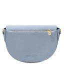 Astrea Schultertasche aus Leder Himmelblau TL142284