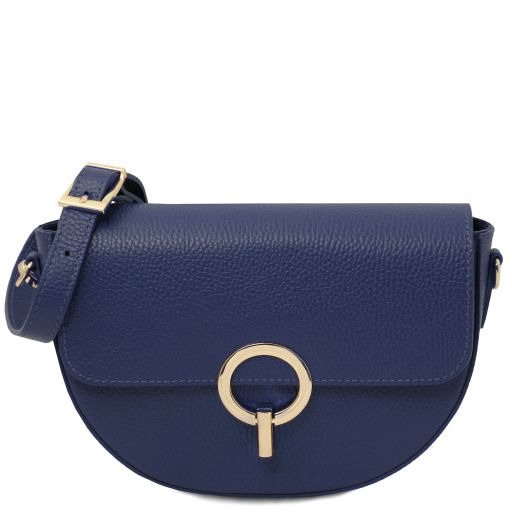 Astrea Leather Shoulder bag Темно-синий TL142284