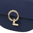 Astrea Schultertasche aus Leder Dunkelblau TL142284