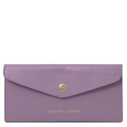 Cartera Tipo Sobre en Piel Lila TL142322