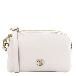 Lily Bolso en Piel Suave con Bandolera Blanco TL142375