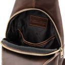 Kevin Leather Crossover bag Темно-коричневый TL142423