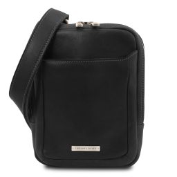 Mark Borsello da Uomo in Pelle Nero TL142428
