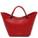TL Bag Leather Handbag Lipstick Red TL142287