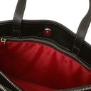 Palermo Serviette en Cuir Avec 3 Compartiments Noir TL142452
