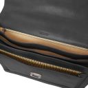 Cremona Cartable en Cuir Avec 3 Compartiments Noir TL142448