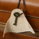 Cremona Leather Briefcase 3 Compartments Natural TL142448