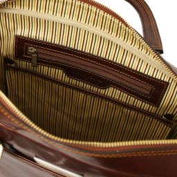 Urbino Borsa Porta Computer da Lavoro in Pelle Marrone TL141241