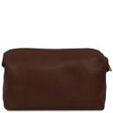 Smarty Beauty Case en Piel - Modelo Grande Marrón oscuro TL141219
