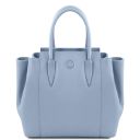 Tulipan Leather Handbag Светло-голубой TL141727