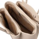 Tulipan Borsa a Mano in Pelle Beige TL141727