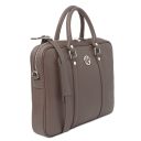 Prato Exclusive Saffiano Leather Laptop Case Dark Taupe TL142453