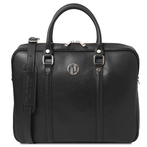 Prato Exclusive Saffiano Leather Laptop Case Black TL142453