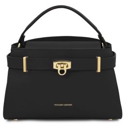 Maisy Leather Tote Black TL142455