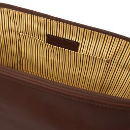 Smarty Trousse de Toilette en Cuir - Petit Modèle Marron foncé TL141220