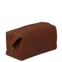 Smarty Beauty Case in Pelle - Misura Piccola Marrone TL141220