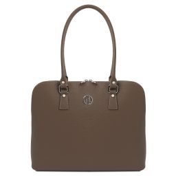 Magnolia Leather Business bag for Women Dark Taupe TL141809