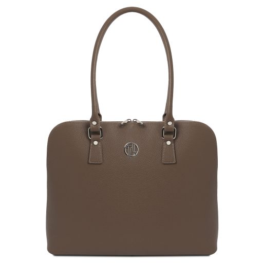 Magnolia Leather Business bag for Women Темный серо-коричневый TL141809