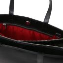 Palermo Saffiano Leather Briefcase 3 Compartments for Woman Черный TL141369