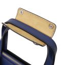 Palermo Borsa da Lavoro in Pelle Saffiano da Donna 3 Scomparti Blu scuro TL141369