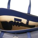 Palermo Borsa da Lavoro in Pelle Saffiano da Donna 3 Scomparti Blu scuro TL141369