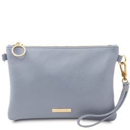 TL Bag Sac à Main en Cuir Souple Bleu céleste TL142029