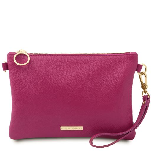 TL Bag Sac à Main en Cuir Souple Fuchsia TL142029