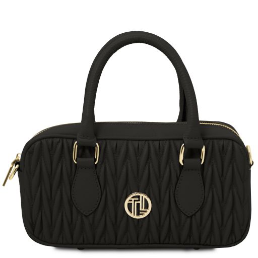 Mousse Bolso Noche en Piel Negro TL142447